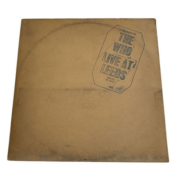 The Who Other - The Who Live At Leeds Decca DL 79175 Rock Record Vinyl lp Album